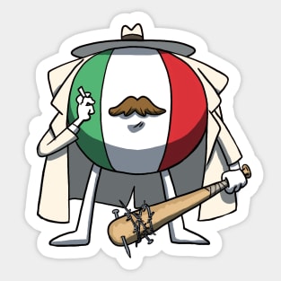 Don Sfera, italian mobster sticker and magnet Sticker